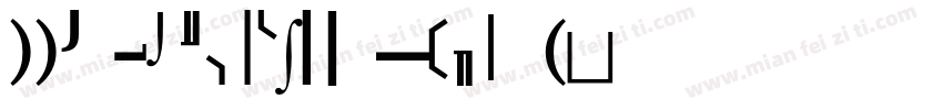 MMa CenturyKS Bold I字体转换